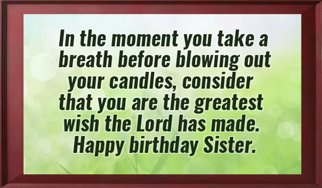 Happy Birthday Words For Sister