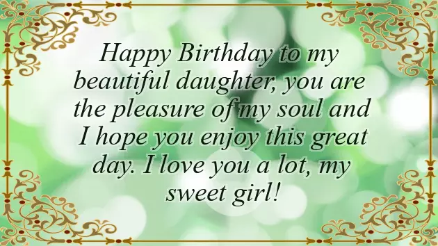 Birthday Quotes For My Little Daughter