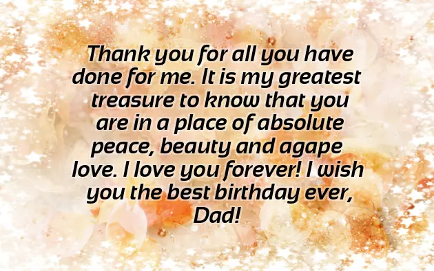 Happy Birthday Dad Sms