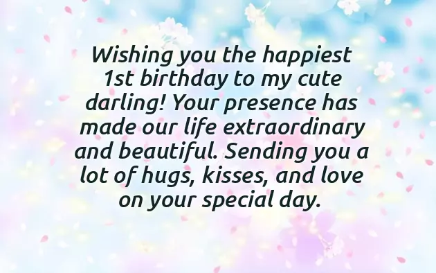 Girl Baby Birthday Wishes Girl Baby Birthday Wishes