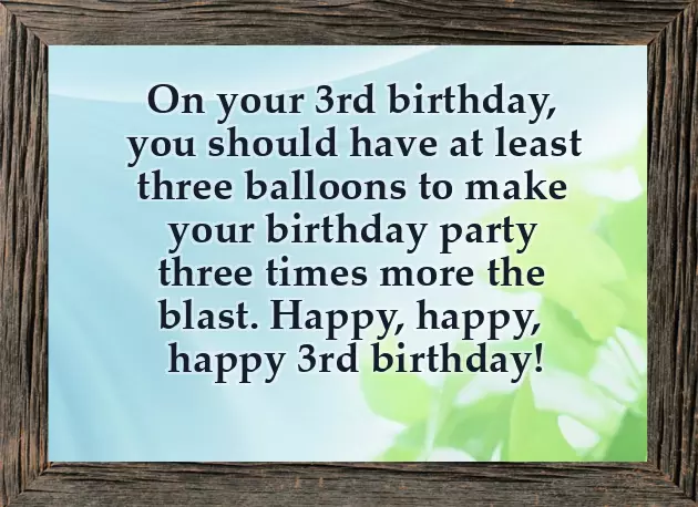 Happy Birthday Wishes For 3 Years Old Girl Happy Birthday Wishes For 3 Years Old Girl
