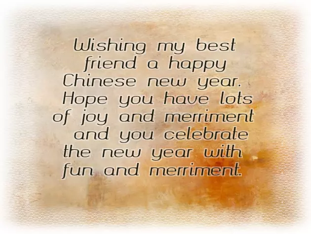 Chinese New Year Blessing Words In English
