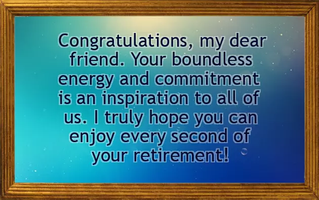 Best Wishes For Retirement