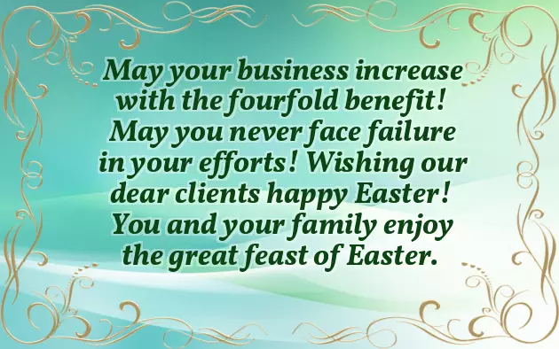 Easter Business Wishes Easter Business Wishes