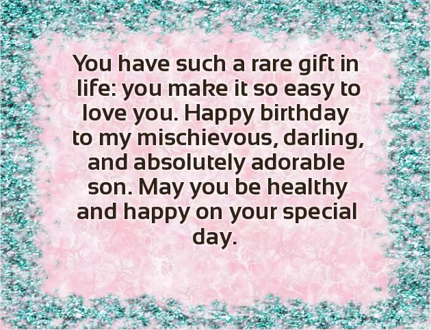 Happy Birthday To My Favorite Son Happy Birthday To My Favorite Son