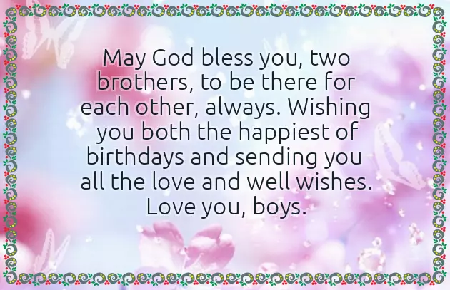 Twin Brother Birthday Quotes