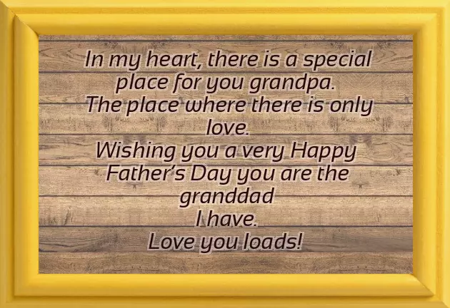 Fathers Day Message For Grandfather