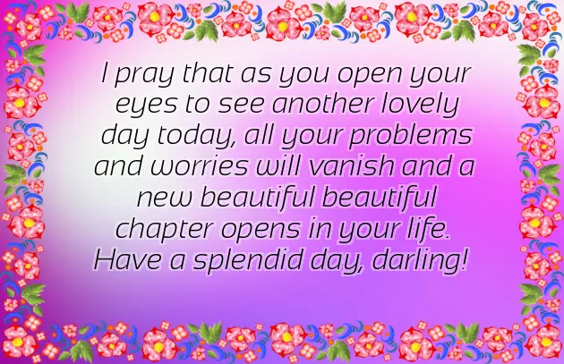 A Simple Good Morning Message