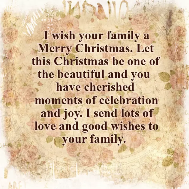 Merry Christmas Family Wishes Merry Christmas Family Wishes
