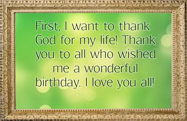 Thank You All For The Warm Wishes