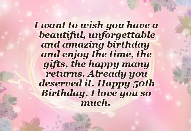 Congratulations On Your 50Th Birthday