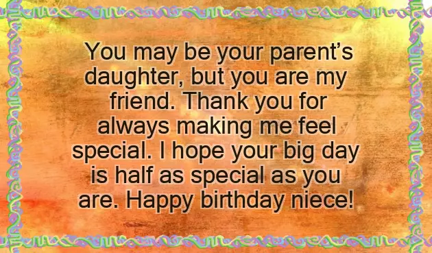 To My Beautiful Niece On Her Birthday