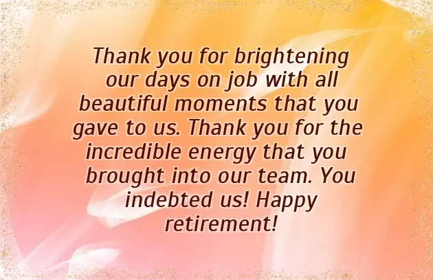 Co Worker Retirement Wishes