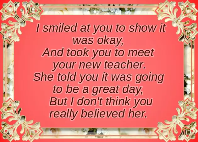 Poem For My Children Poem For My Children