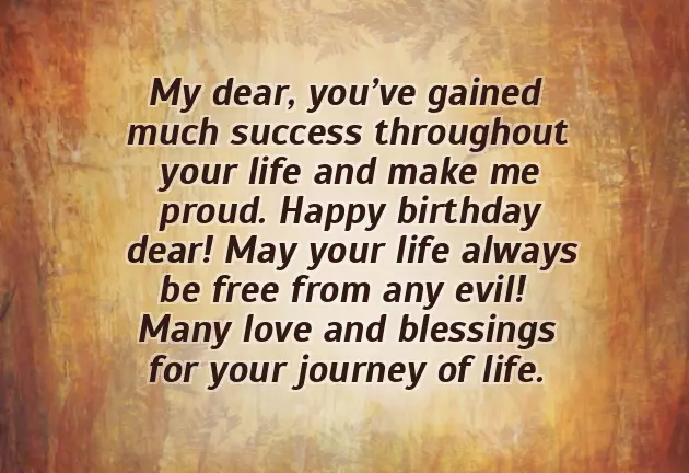 Birthday Wishes For Dear One Birthday Wishes For Dear One