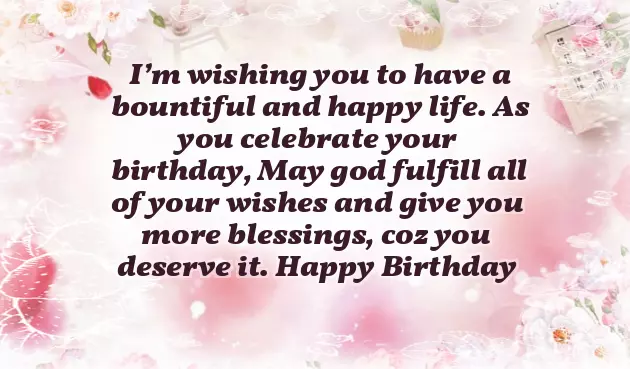 Religious Birthday Message