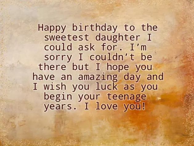 13Th Birthday Wishes For My Daughter 13Th Birthday Wishes For My Daughter