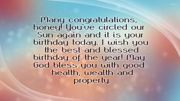 Happy Birthday To Your Lovely Wife