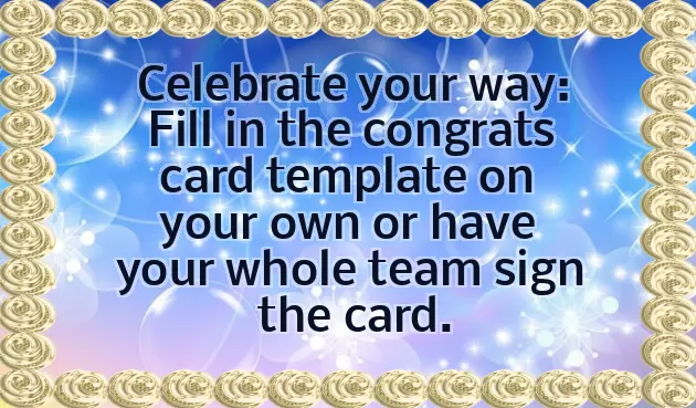 Writing A Congratulations Note