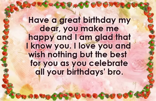Happy Birthday Greeting For A Man