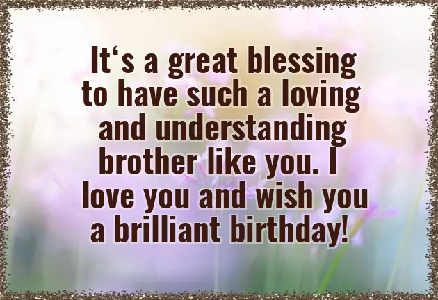 Birthday Wishes From Sister To Younger Brother