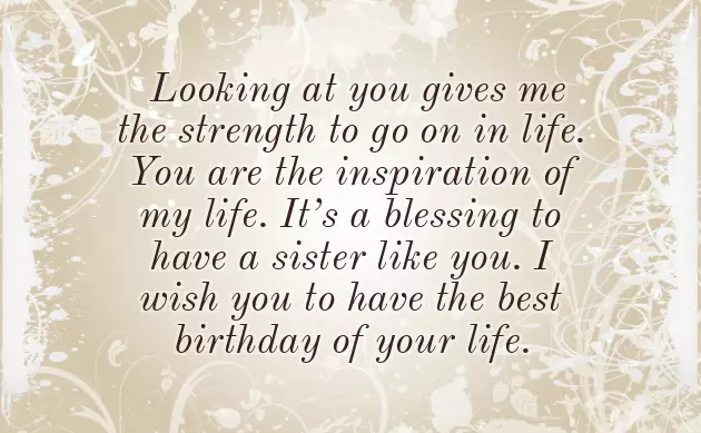 Happy Birthday To A Wonderful Sister