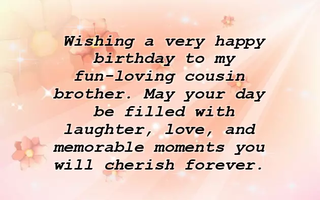 Birthday Wishes For My Own Brother