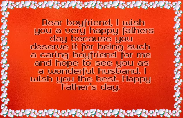 Fathers Day Message For My Boyfriend