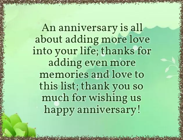 Thank U Message For Anniversary Wishes Thank U Message For Anniversary Wishes