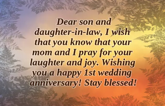 Anniversary Wishes For Son & Daughter In Law Anniversary Wishes For Son & Daughter In Law