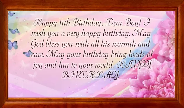 Happy 11Th Birthday Grandson Happy 11Th Birthday Grandson