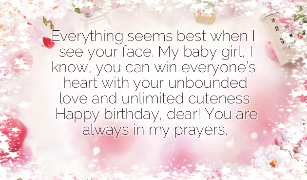 Birthday Wishes For Kid Daughter