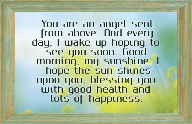 Morning Message For Love One Morning Message For Love One