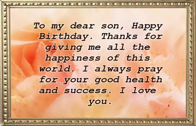 Christmas Birthday Wishes For Son