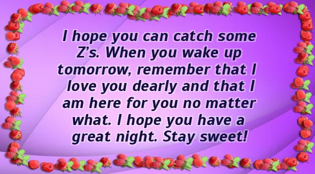 Romantic Good Night For Husband