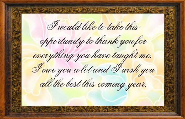 Happy New Year Greetings To Boss