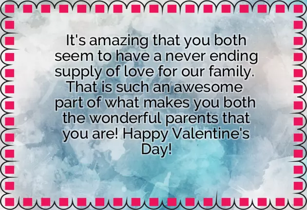 Valentine Message For Parents From Child Valentine Message For Parents From Child