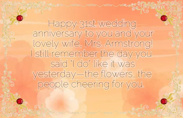 Happy 31St Anniversary Happy 31St Anniversary