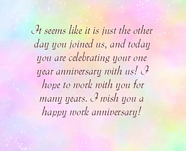 Funny Work Anniversary Quotes For Self