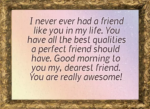 Best Morning Message For Friend