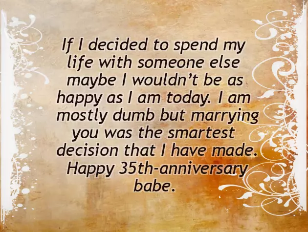 35Th Anniversary Wishes 35Th Anniversary Wishes