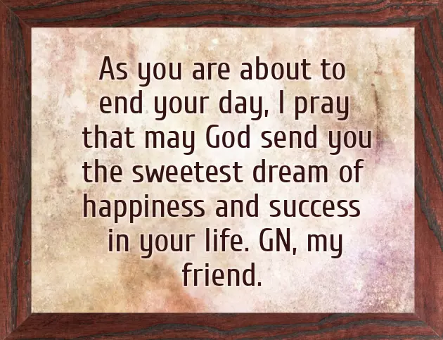 Religious Good Night Message To Wish A Friend Religious Good Night Message To Wish A Friend