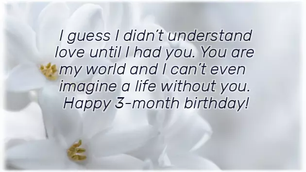 Happy 3 Months Old Baby Wishes Happy 3 Months Old Baby Wishes