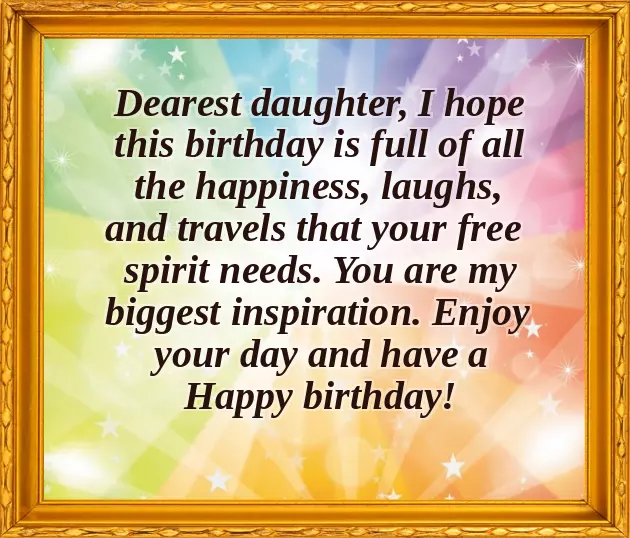 Birthday Greetings For Daughter Birthday Greetings For Daughter