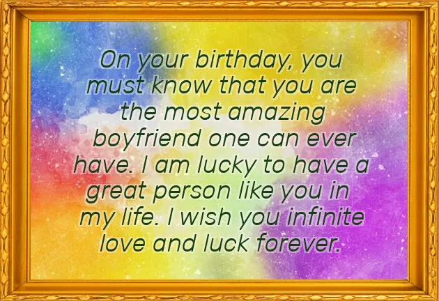 Cute Birthday Wishes For Boyfriend Cute Birthday Wishes For Boyfriend
