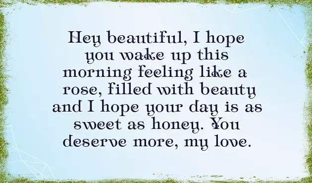 Morning Positive Message