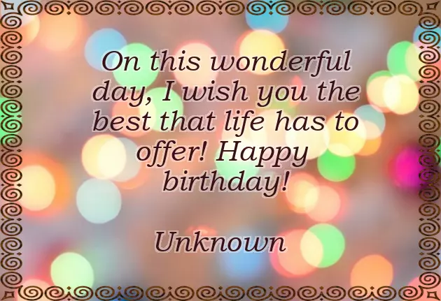 Happy Birthday Sayings For Him