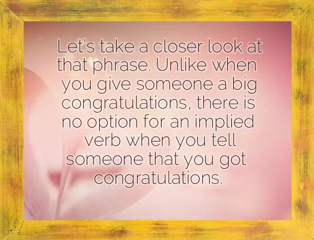 Huge Congratulations Huge Congratulations