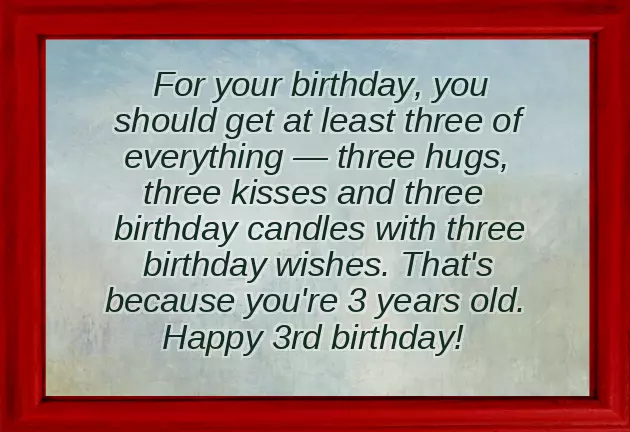 Happy Birthday Wishes For 3 Years Old Girl Happy Birthday Wishes For 3 Years Old Girl