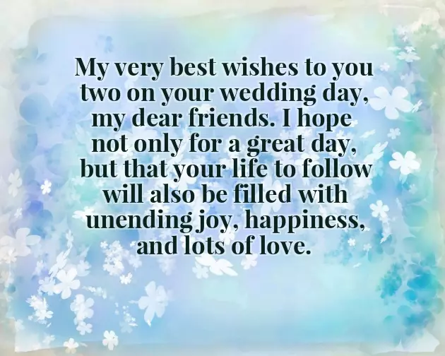 Best Marriage Congratulations Messages